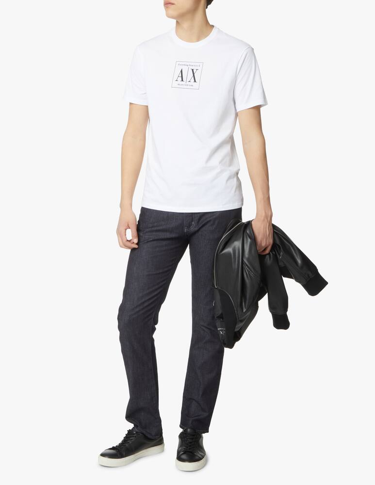 rinascente Armani Exchange Maglietta manica corta ax genderless - bianco