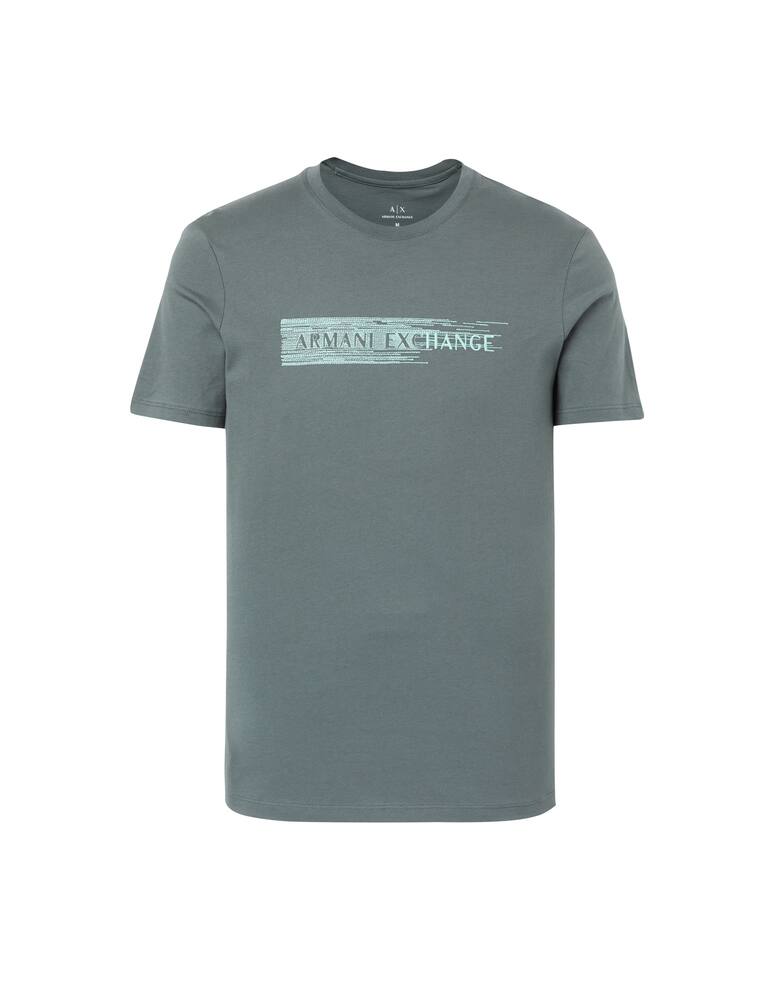 rinascente Armani Exchange T-shirt lettering - green