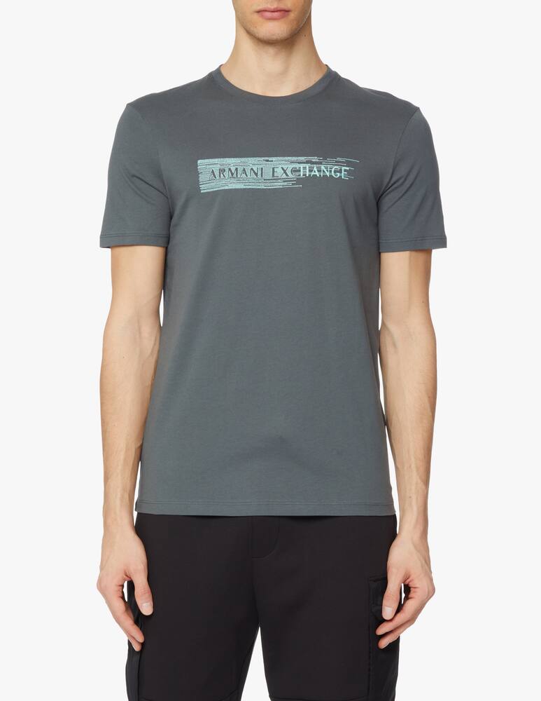 rinascente Armani Exchange T-shirt lettering - green