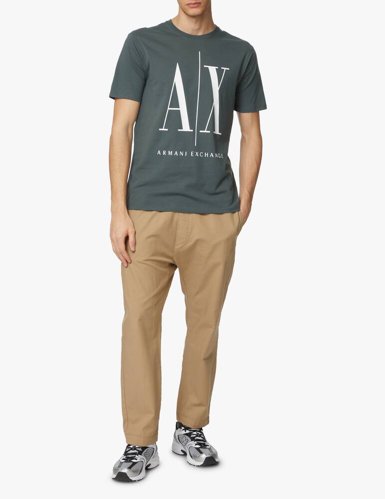 Armani Exchange Maglietta manica corta icon grande - verde - immagine 2 Armani Exchange Maglietta manica corta icon grande - verde - immagine 2
