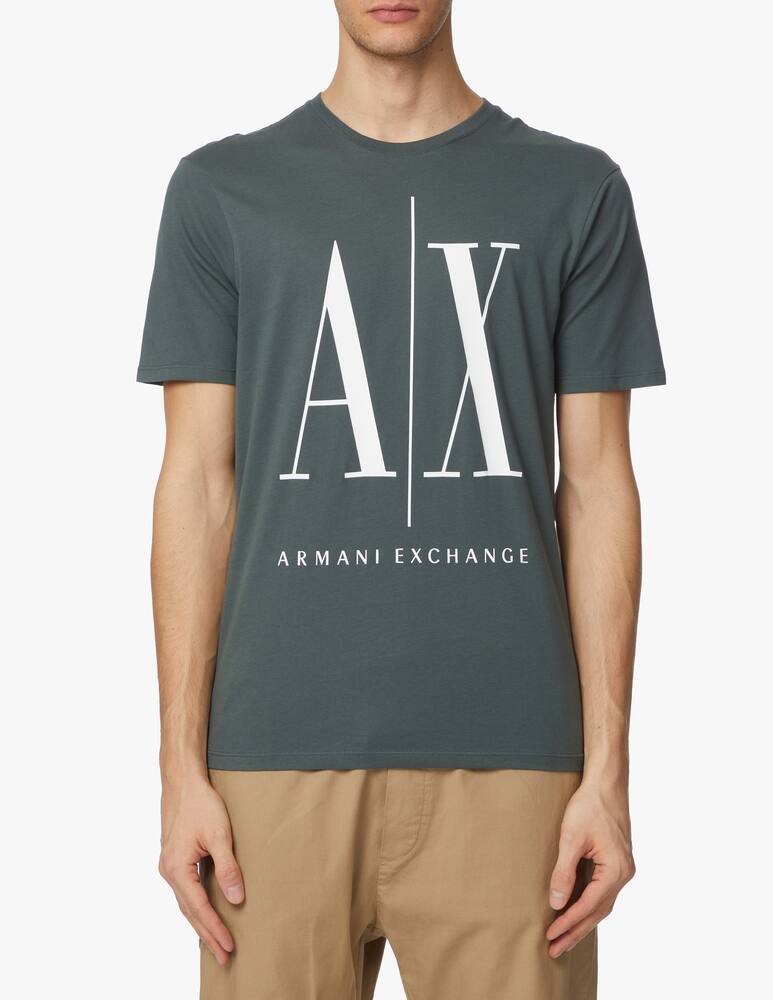 Armani Exchange Maglietta manica corta icon grande - verde - immagine 4 Armani Exchange Maglietta manica corta icon grande - verde - immagine 4