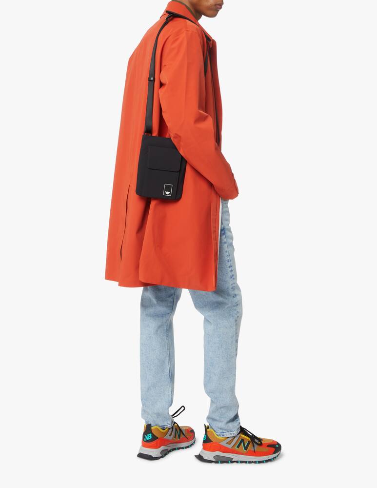 rinascente Emporio Armani Borsello in nylon con tasca eagle - nero