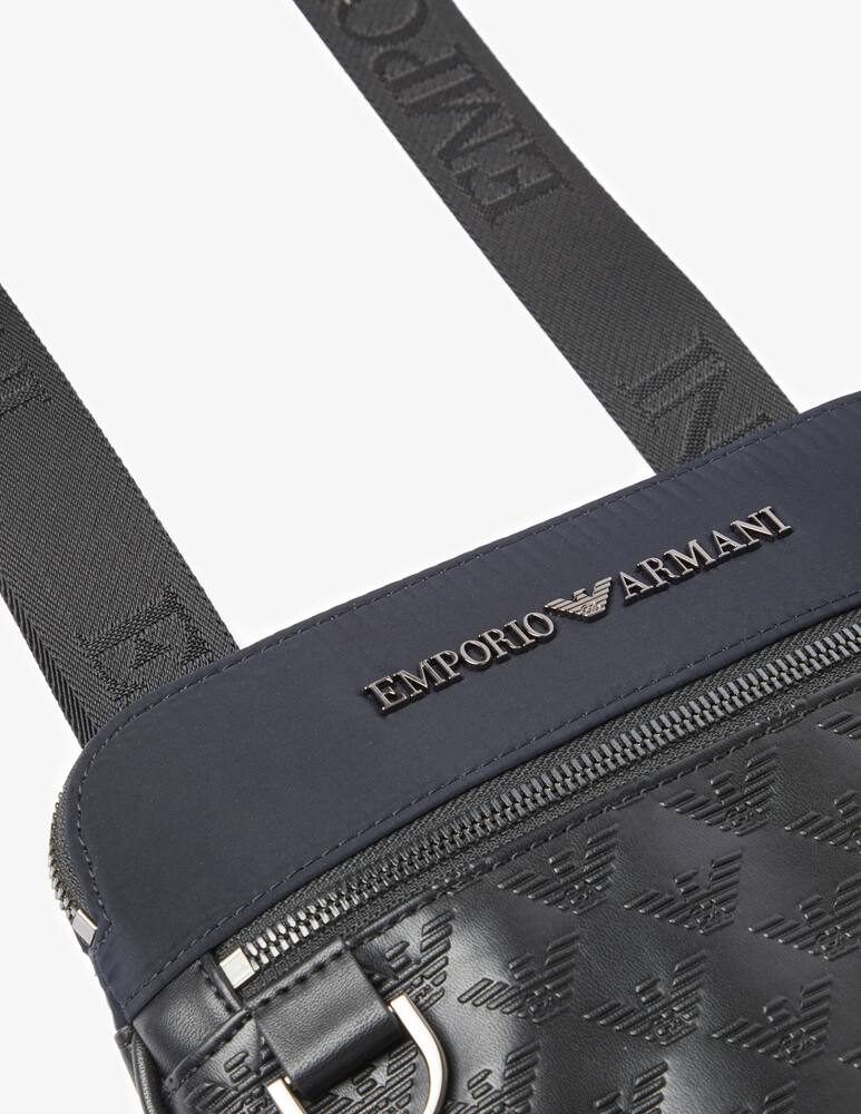 rinascente Emporio Armani Borsello a tracolla in nylon con tasca - multicolor