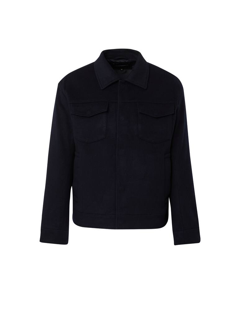 rinascente Emporio Armani Giacca misto lana cach - blu