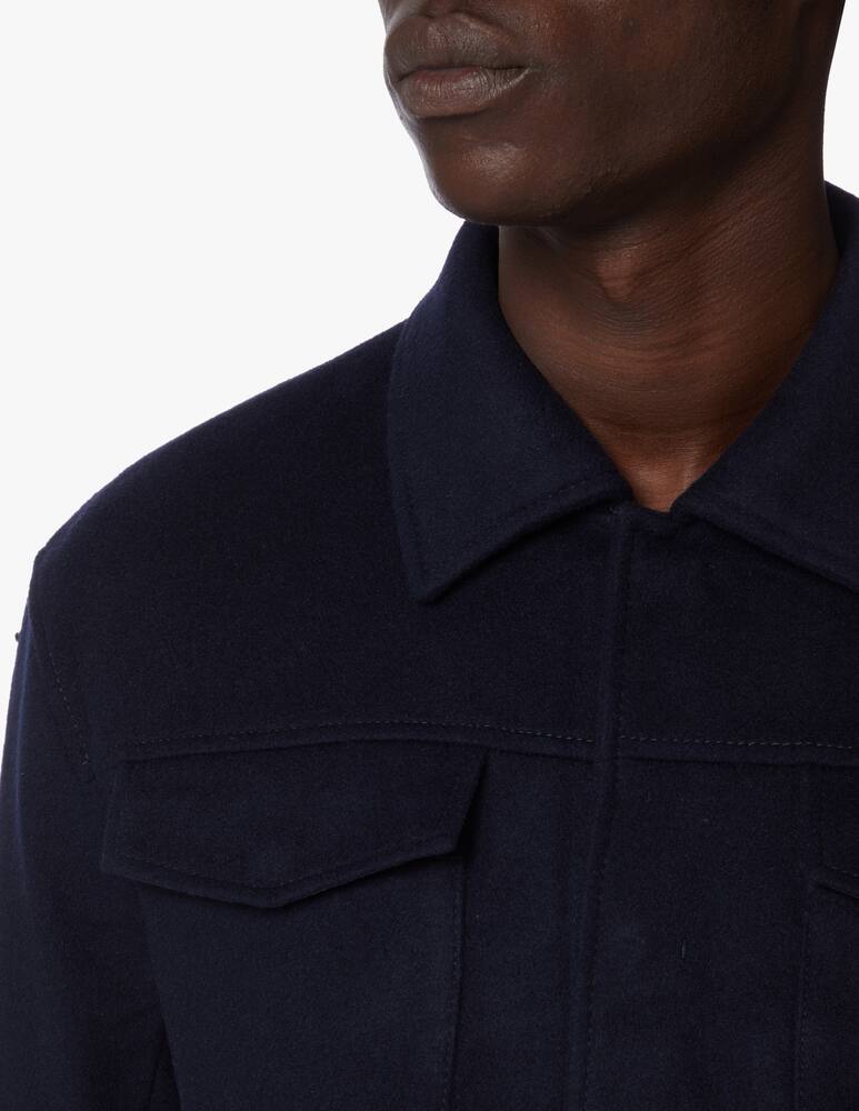 rinascente Emporio Armani Giacca misto lana cach - blu