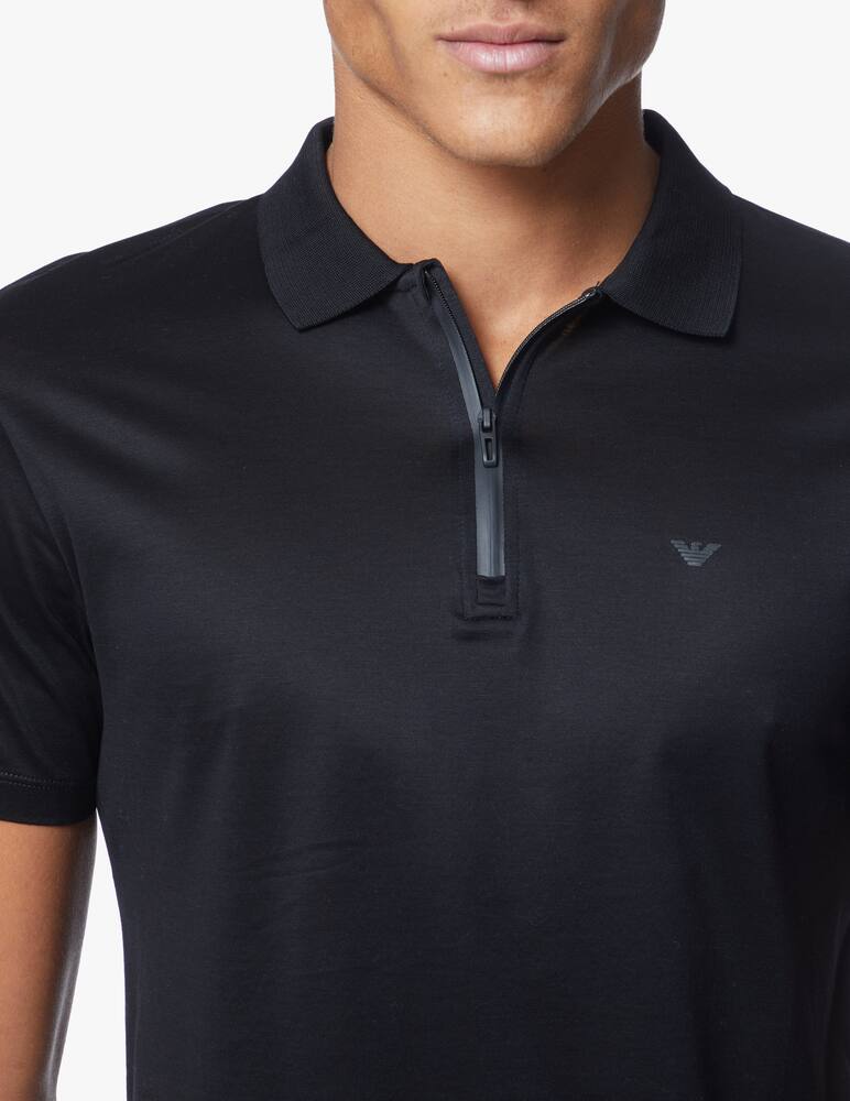 rinascente Emporio Armani Polo manica corta mzip tech travel - nero