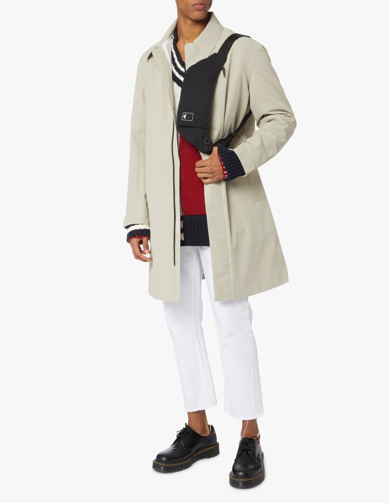 rinascente Emporio Armani Nylon tech travel trench - beige