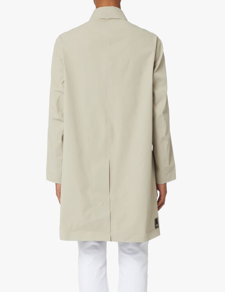 rinascente Emporio Armani Nylon tech travel trench - beige