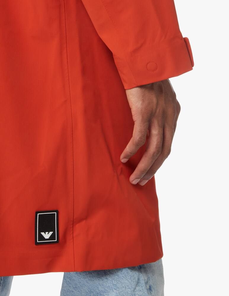 Emporio Armani Nylon tech travel trench - orange - picture 4 Emporio Armani Nylon tech travel trench - orange - picture 4
