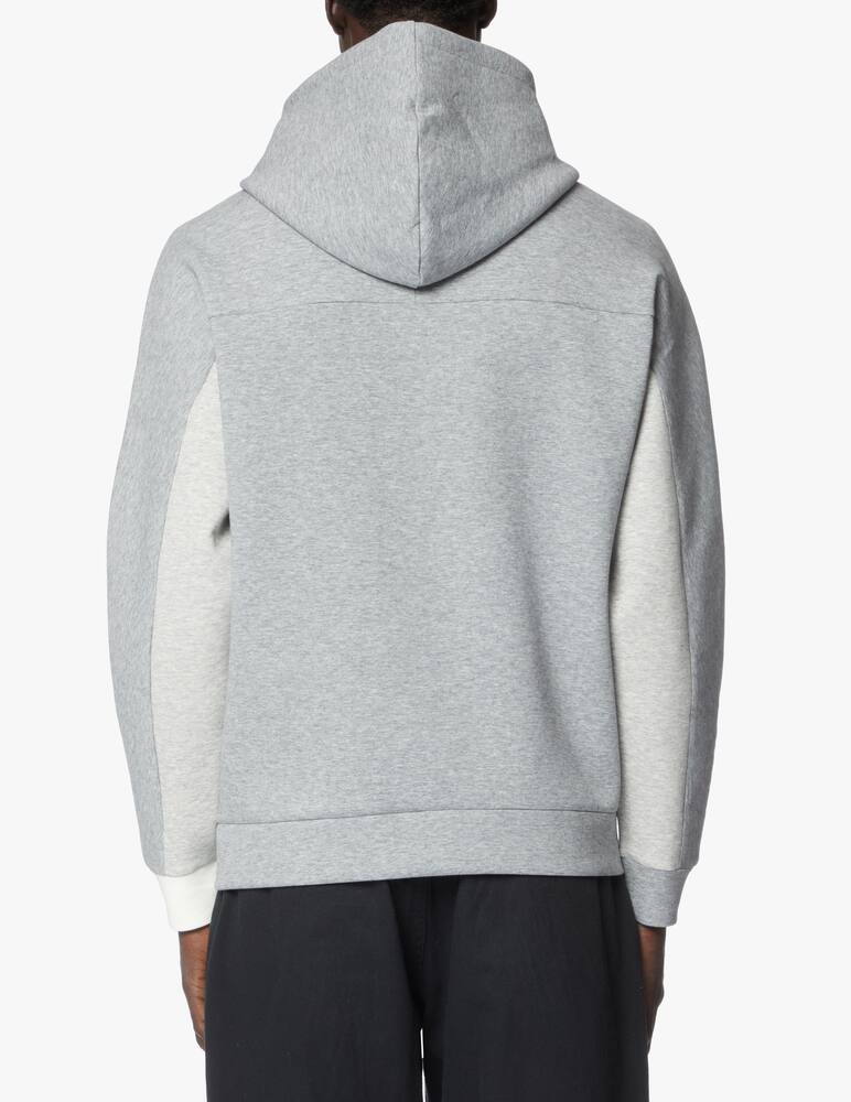 rinascente Emporio Armani Vertical logo tape hoodie - multi