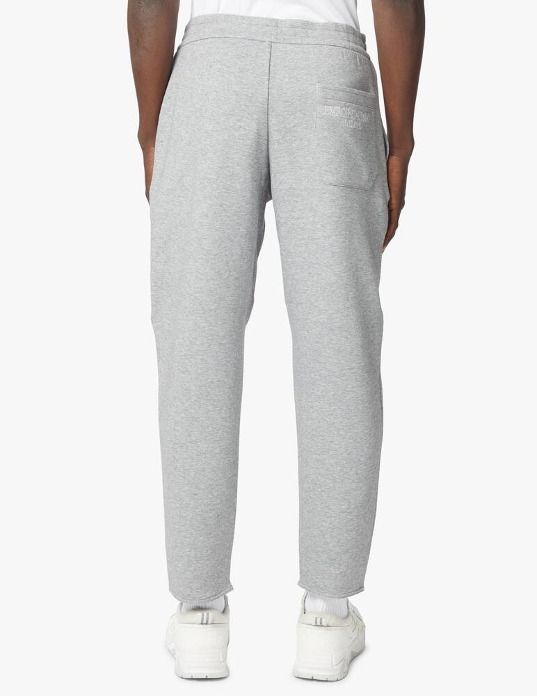 rinascente Emporio Armani Pantaloni tuta basic logo - grigio