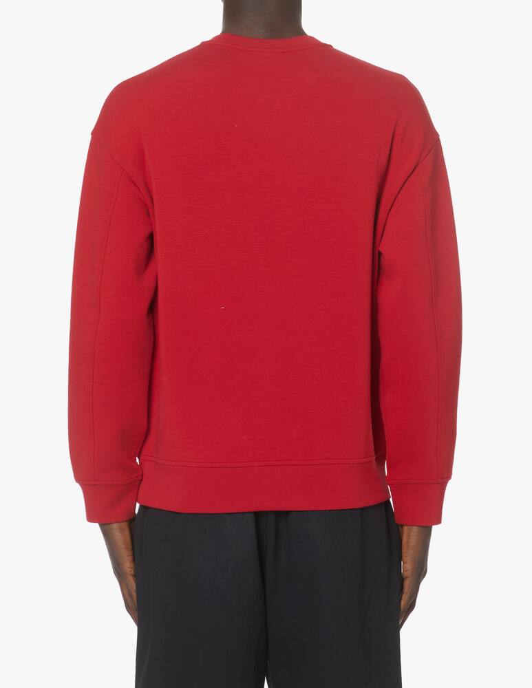 rinascente Emporio Armani Big eagle logo sweatshirt - red