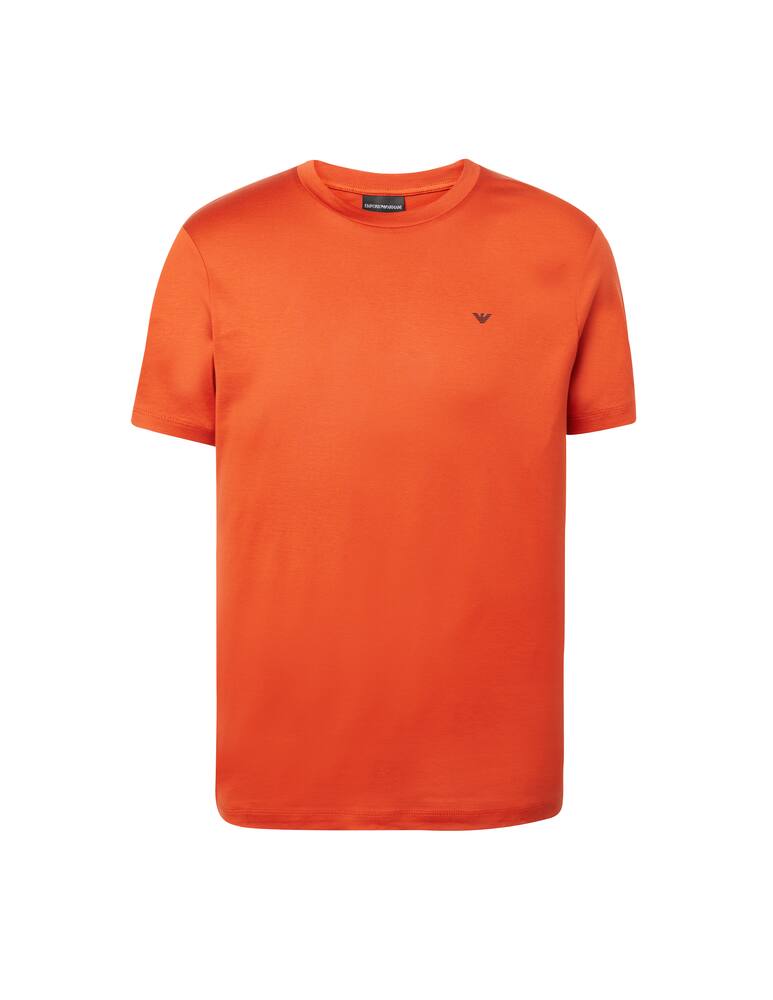 Emporio Armani Maglietta girocollo tech travel loghino petto - arancione - immagine 5 Emporio Armani Maglietta girocollo tech travel loghino petto - arancione - immagine 5