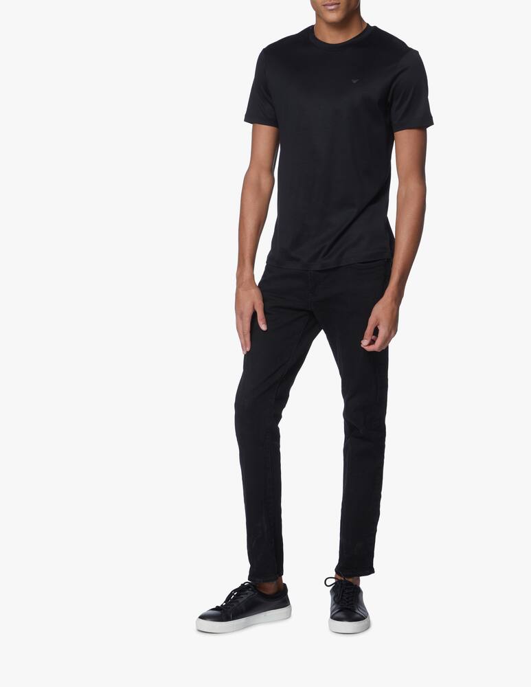 rinascente Emporio Armani Tech travel chest small logo t-shirt - black