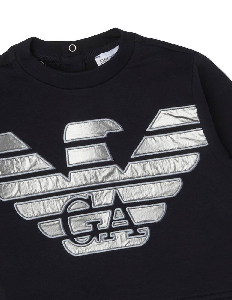 rinascente Emporio Armani Felpa in cotone - Blu