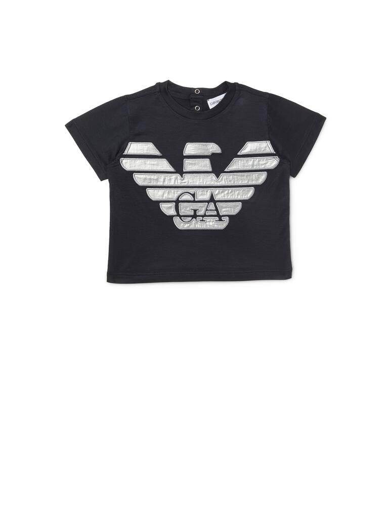 Emporio Armani Maglietta girocollo manica corta - Blu - immagine 1 Emporio Armani Maglietta girocollo manica corta - Blu - immagine 1