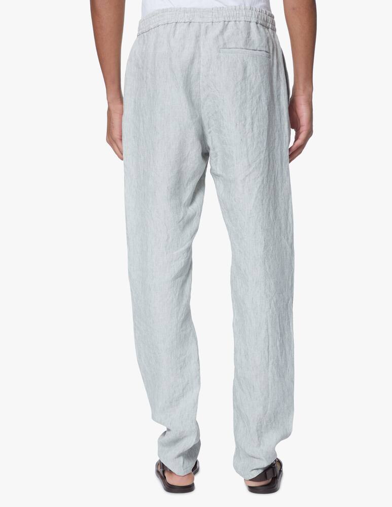 rinascente Emporio Armani Linen delave coulisse jogger pant - red