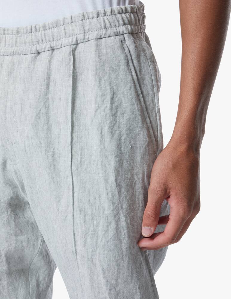 rinascente Emporio Armani Linen delave coulisse jogger pant - red