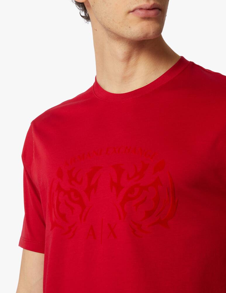 rinascente Armani Exchange Maglietta manica corta cny grande - rosso