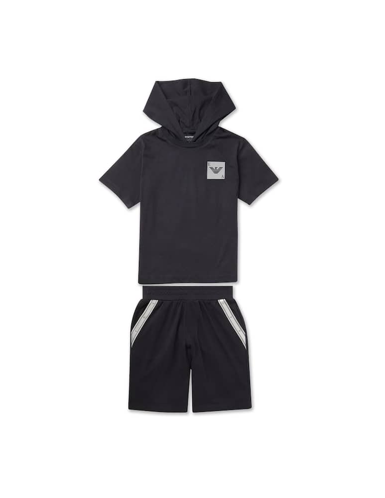 Emporio Armani Set completo maglia e pantalone - Blu - immagine 1 Emporio Armani Set completo maglia e pantalone - Blu - immagine 1