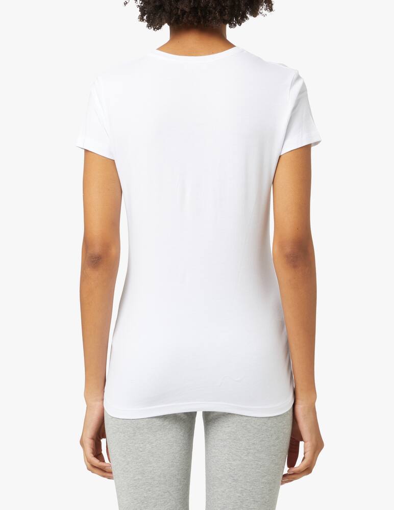 Emporio Armani Cotton t-shirt - white - picture 3 Emporio Armani Cotton t-shirt - white - picture 3
