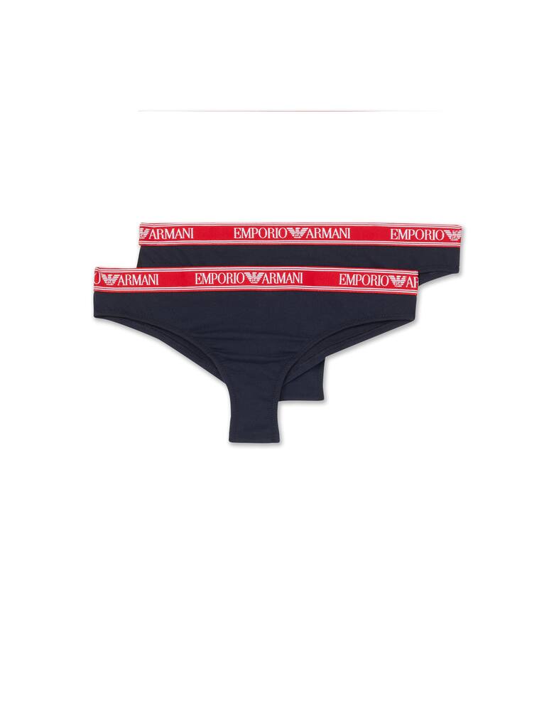rinascente Emporio Armani Brazilian cottonbriefs - bipack - blue