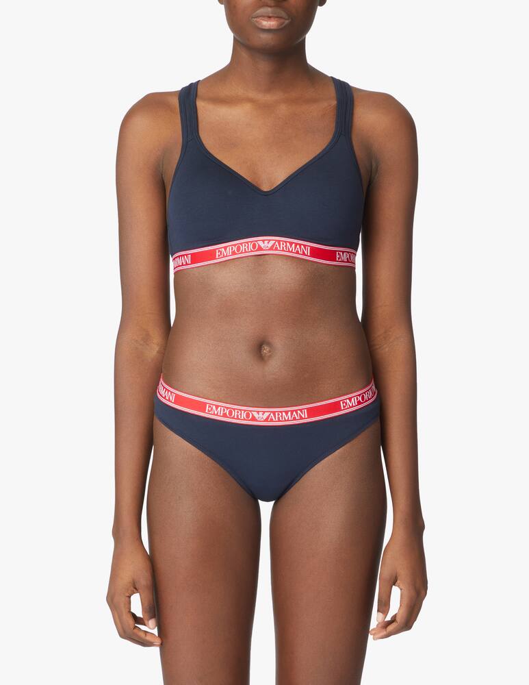 rinascente Emporio Armani Brazilian cottonbriefs - bipack - blue