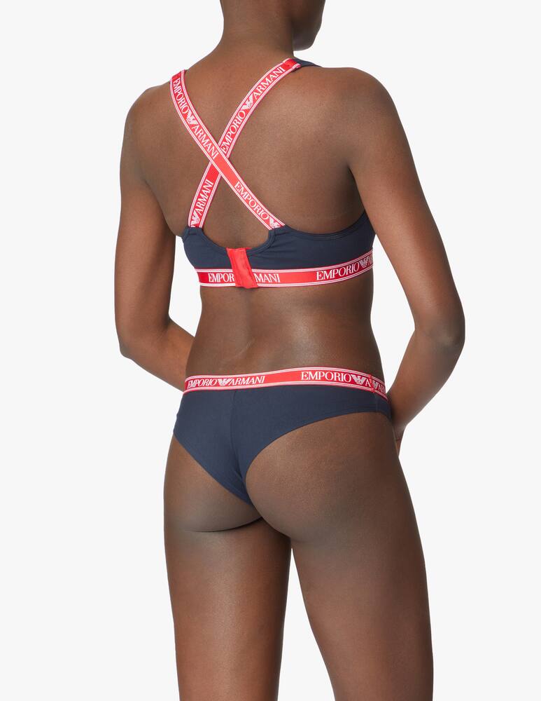 rinascente Emporio Armani Brazilian cottonbriefs - bipack - blue