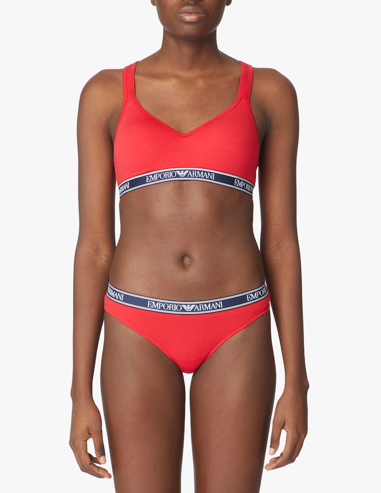 rinascente Emporio Armani Brazilian cottonbriefs - bipack - red