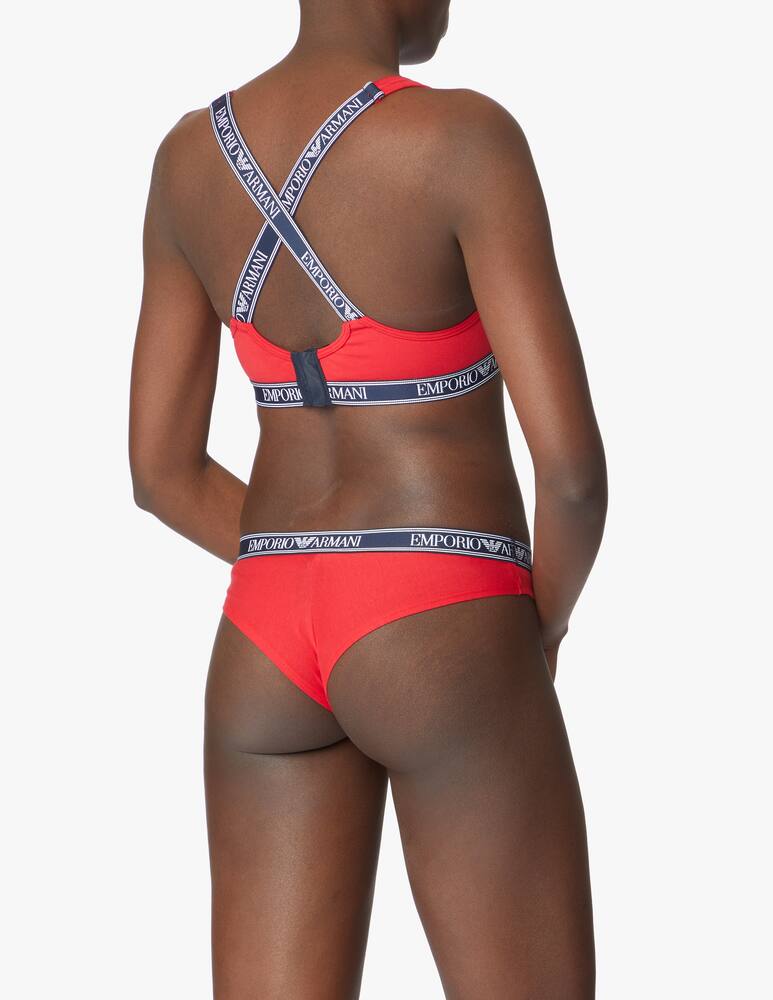 rinascente Emporio Armani Brazilian cottonbriefs - bipack - red