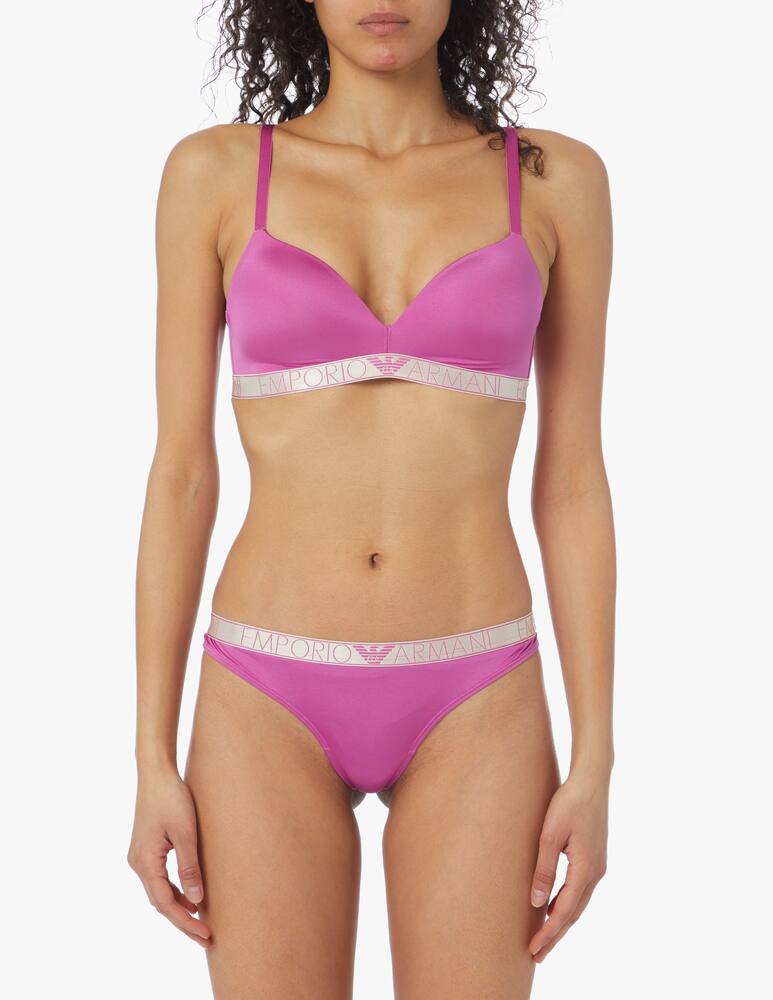 rinascente Emporio Armani Padded triangle bra - pink