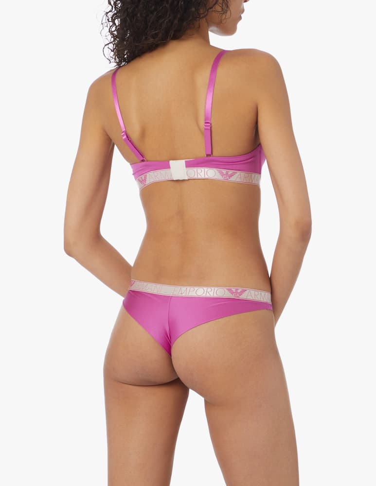 rinascente Emporio Armani Padded triangle bra - pink