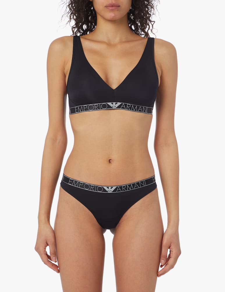 rinascente Emporio Armani Padded bralette - black