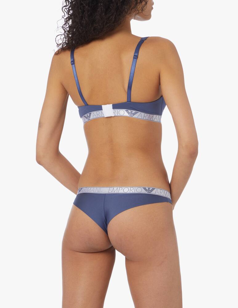 rinascente Emporio Armani Bralette imbottito con imbottitura removibile - blu