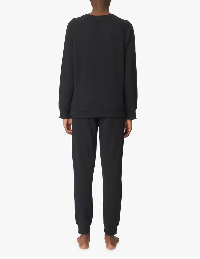 Emporio Armani Maglia e pantaloni in misto cotone - nero - immagine 3 Emporio Armani Maglia e pantaloni in misto cotone - nero - immagine 3