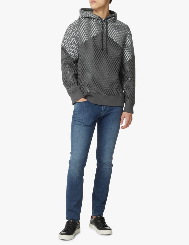 rinascente Emporio Armani Logo hoodie - grey