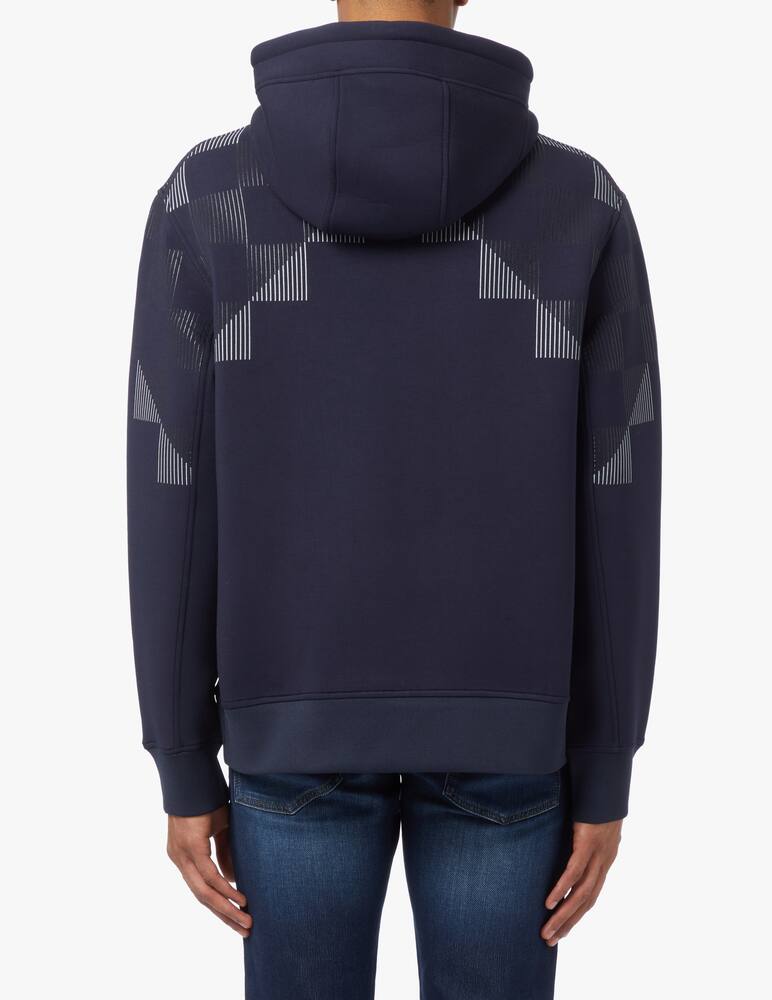 rinascente Emporio Armani Felpa con cappuccio logo ao - blu