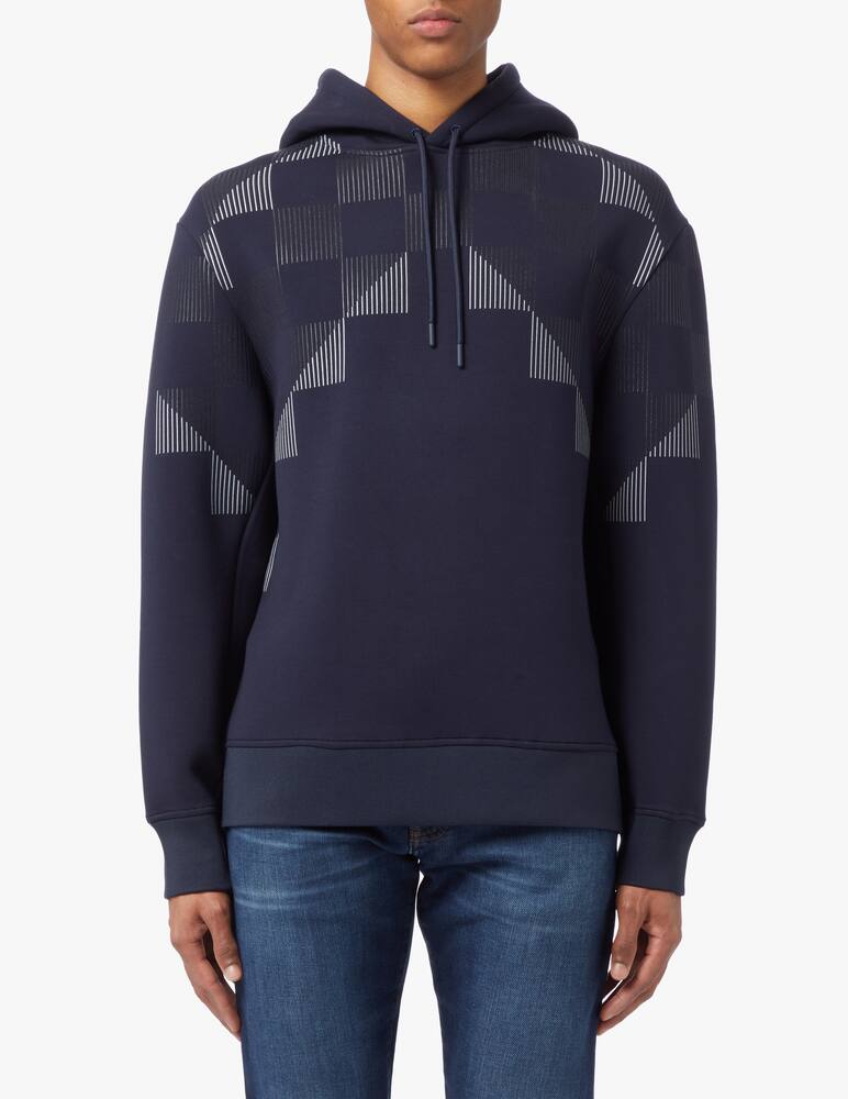 rinascente Emporio Armani Felpa con cappuccio logo ao - blu