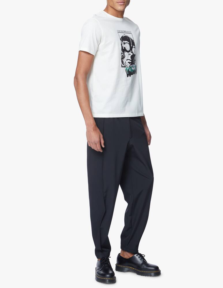 rinascente Emporio Armani Auto racing back t-shirt - white
