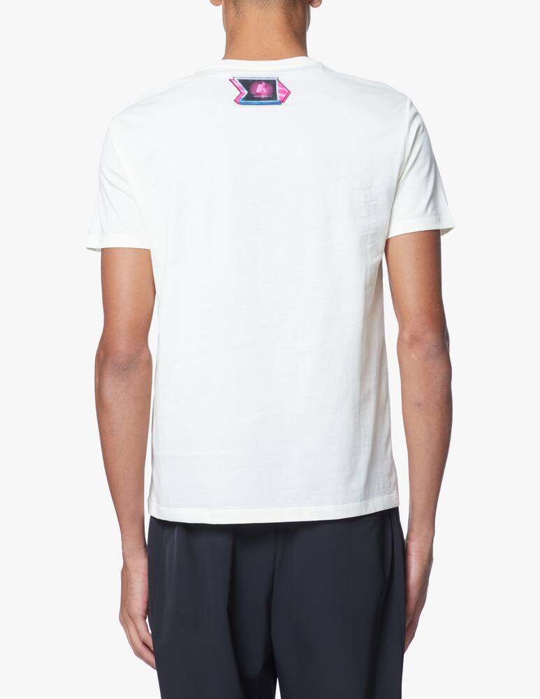 rinascente Emporio Armani Auto racing back t-shirt - white