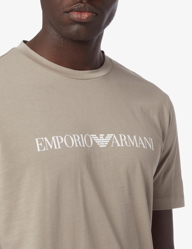 Emporio Armani Logo writing t-shirt - picture 4 Emporio Armani Logo writing t-shirt - picture 4