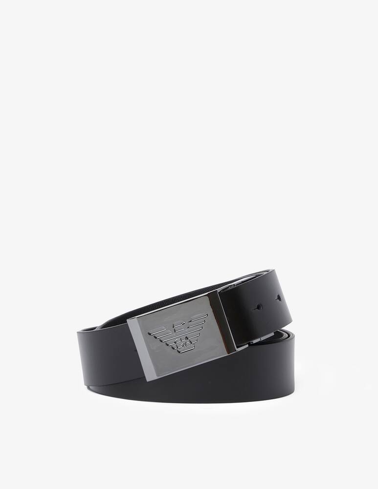 Emporio Armani 35 reversible belt eagle - black - picture 1
