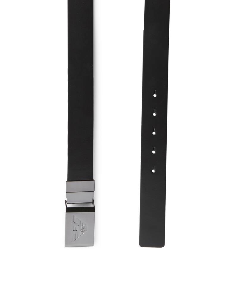 Emporio Armani 35 reversible belt eagle - black - picture 3