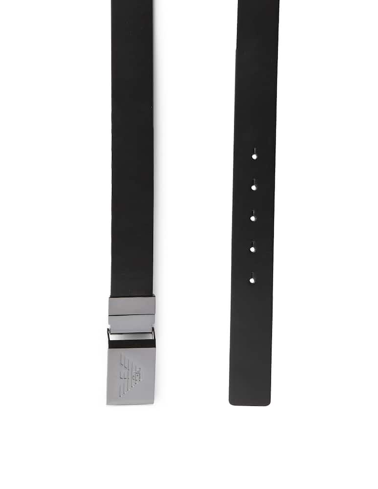 rinascente Emporio Armani 35 reversible belt eagle - black