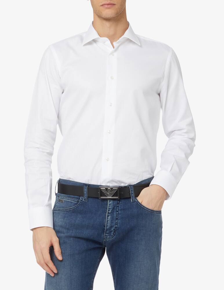 rinascente Emporio Armani Reversible belt eagle outline 35m - Black