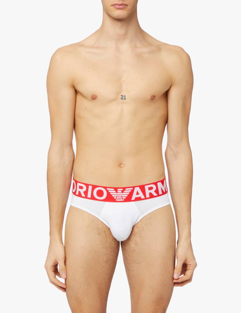 rinascente Emporio Armani Slip megalogo - bianco