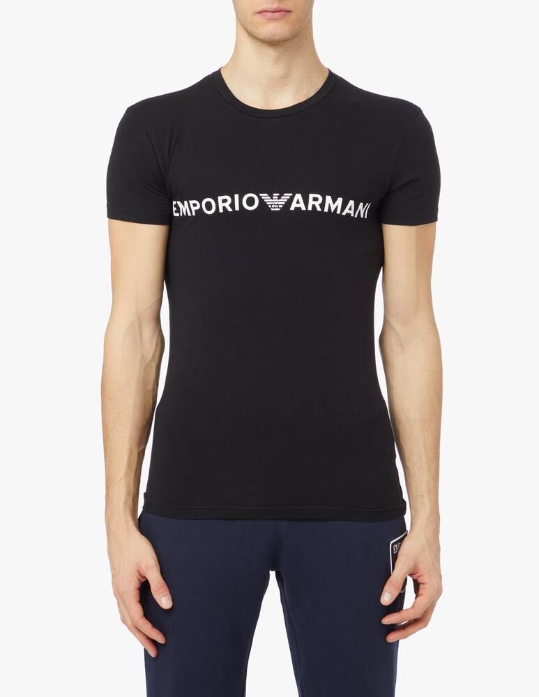 rinascente Emporio Armani T-shirt megalogo - black
