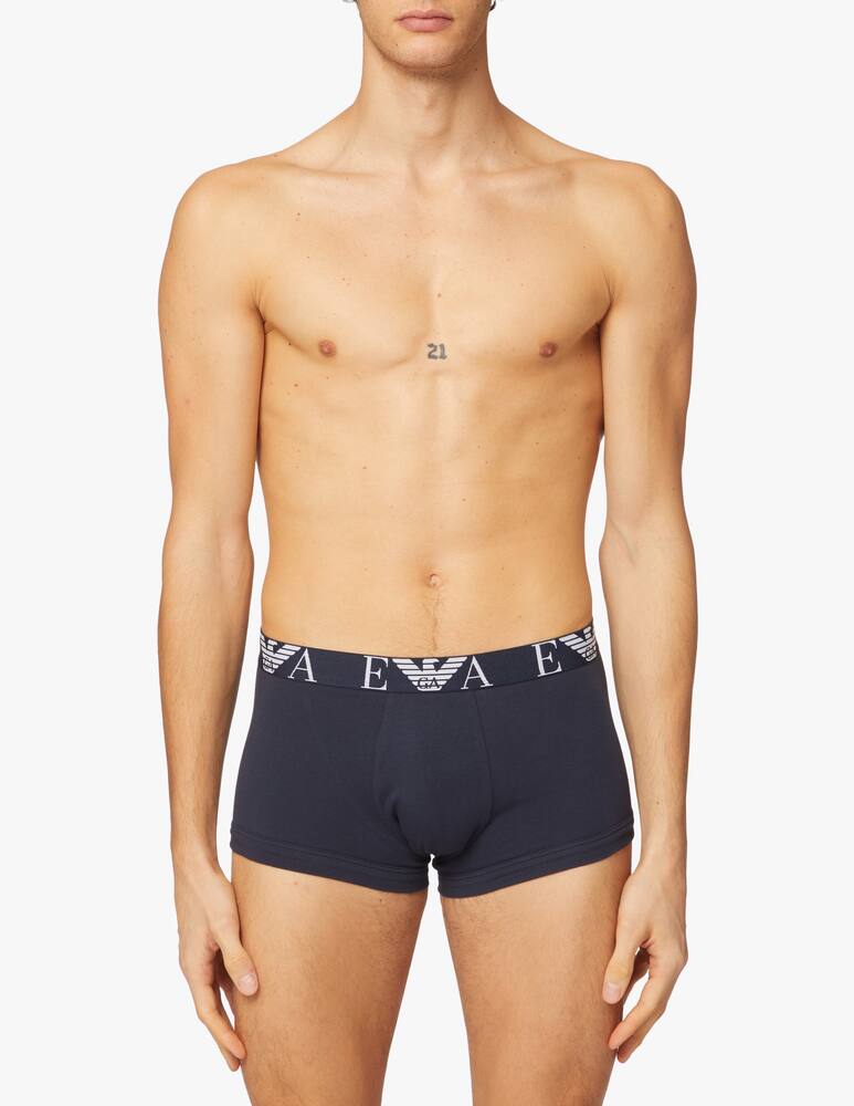 rinascente Emporio Armani 3p trunk monogram - blue