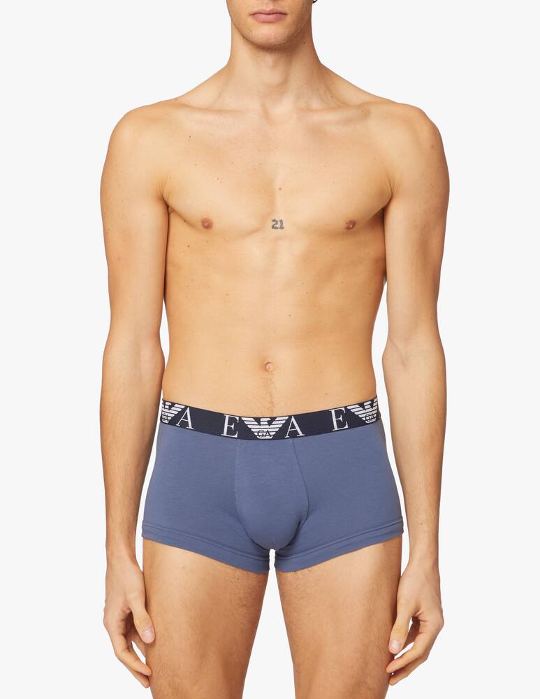 rinascente Emporio Armani 3p trunk monogram - blue