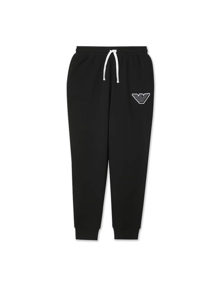 Emporio Armani Pantalone stretch frch terry - black - picture 1 Emporio Armani Pantalone stretch frch terry - black - picture 1